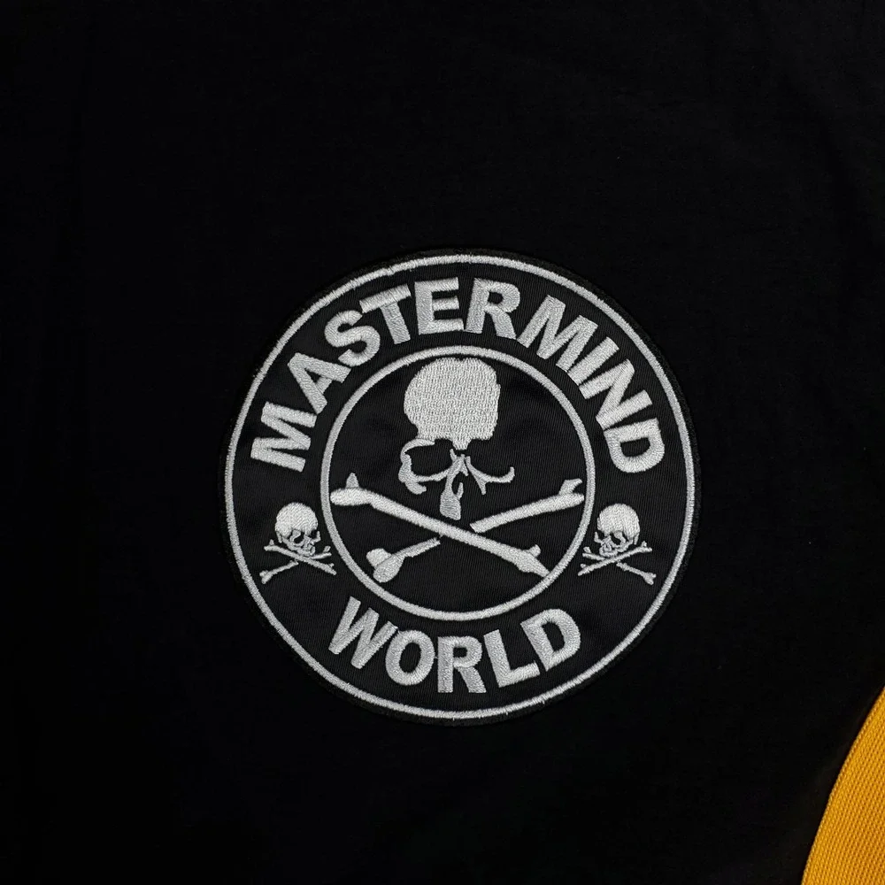 Mastermind World Mitchell &‎ Ness Large Warm Up Jacket Black Purple Yellow New